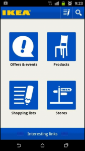 Ikea's mobile app is functional while increasing brand awareness.