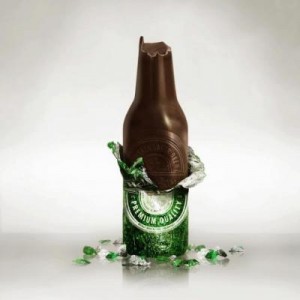 Heineken has taken a simple yet eye-catching approach to Easter marketing.